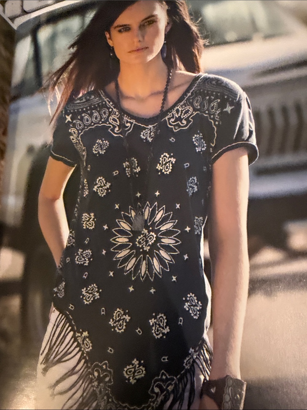 Double D Ranch July Bandana Top